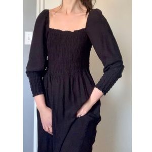 H&M Peasant Style Midi Dress